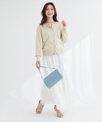 花卉網紗蓬鬆半身裙