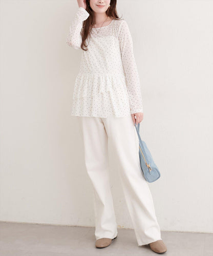 全蕾絲層疊上衣