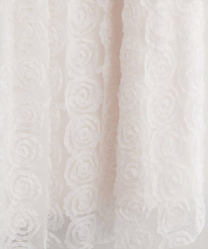 花卉網紗蓬鬆半身裙