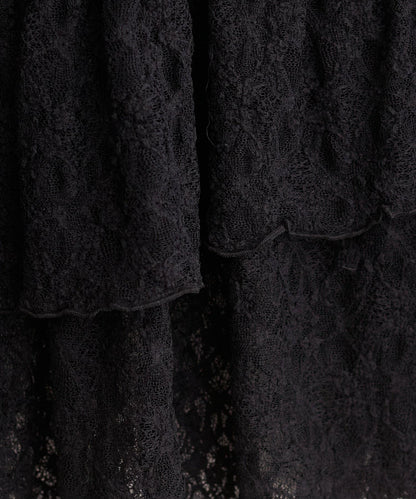 全蕾絲層疊上衣