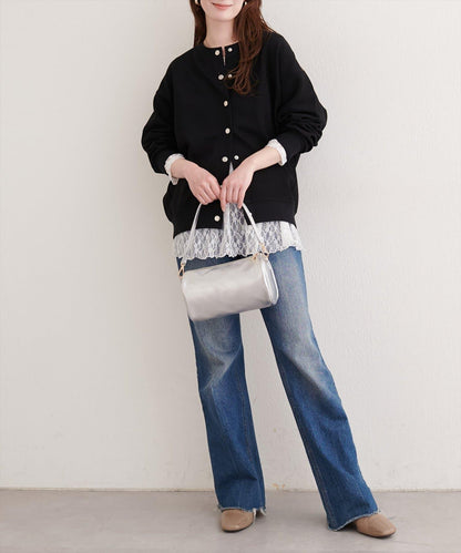 全蕾絲層疊上衣