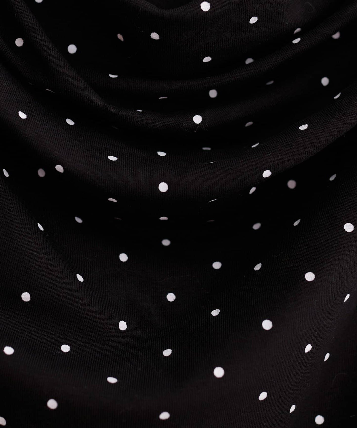 波點圖案垂墜感套頭衫