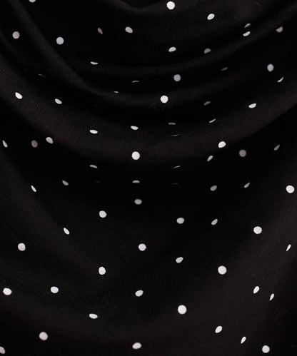 波點圖案垂墜感套頭衫