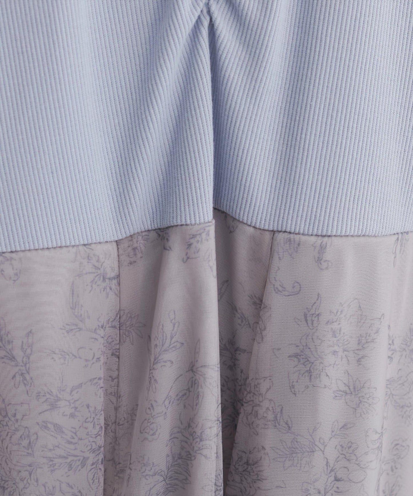 花卉圖案網紗連衣裙