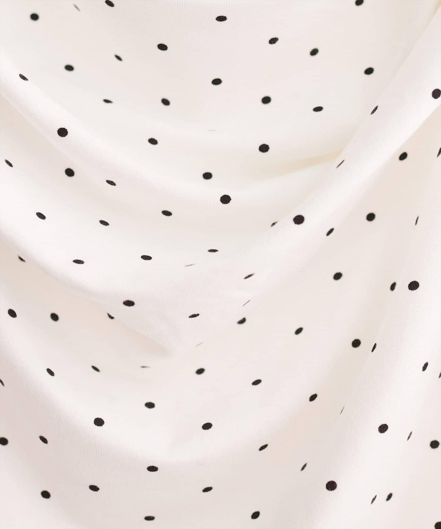 波點圖案垂墜感套頭衫