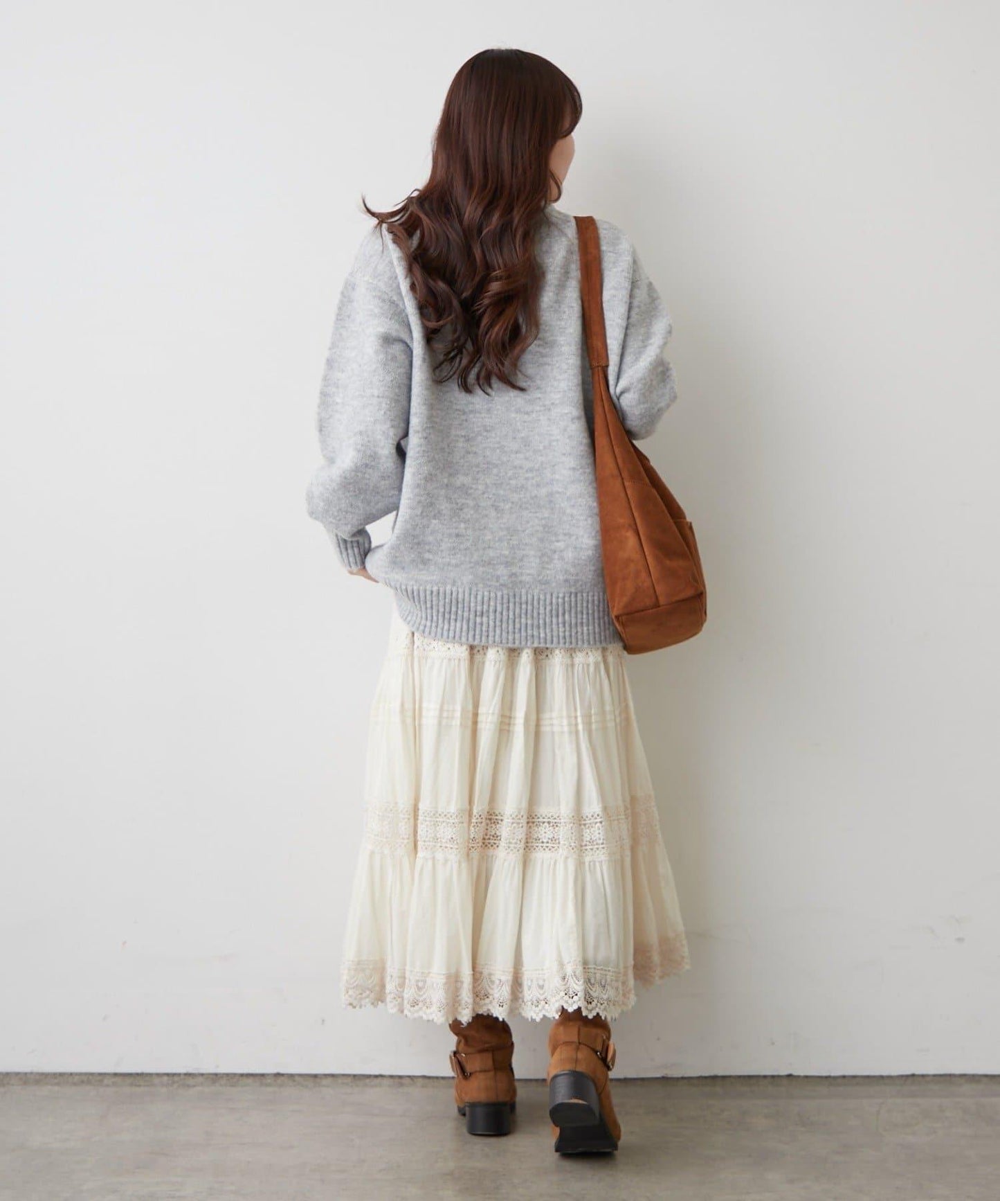 花卉提花針織毛衣