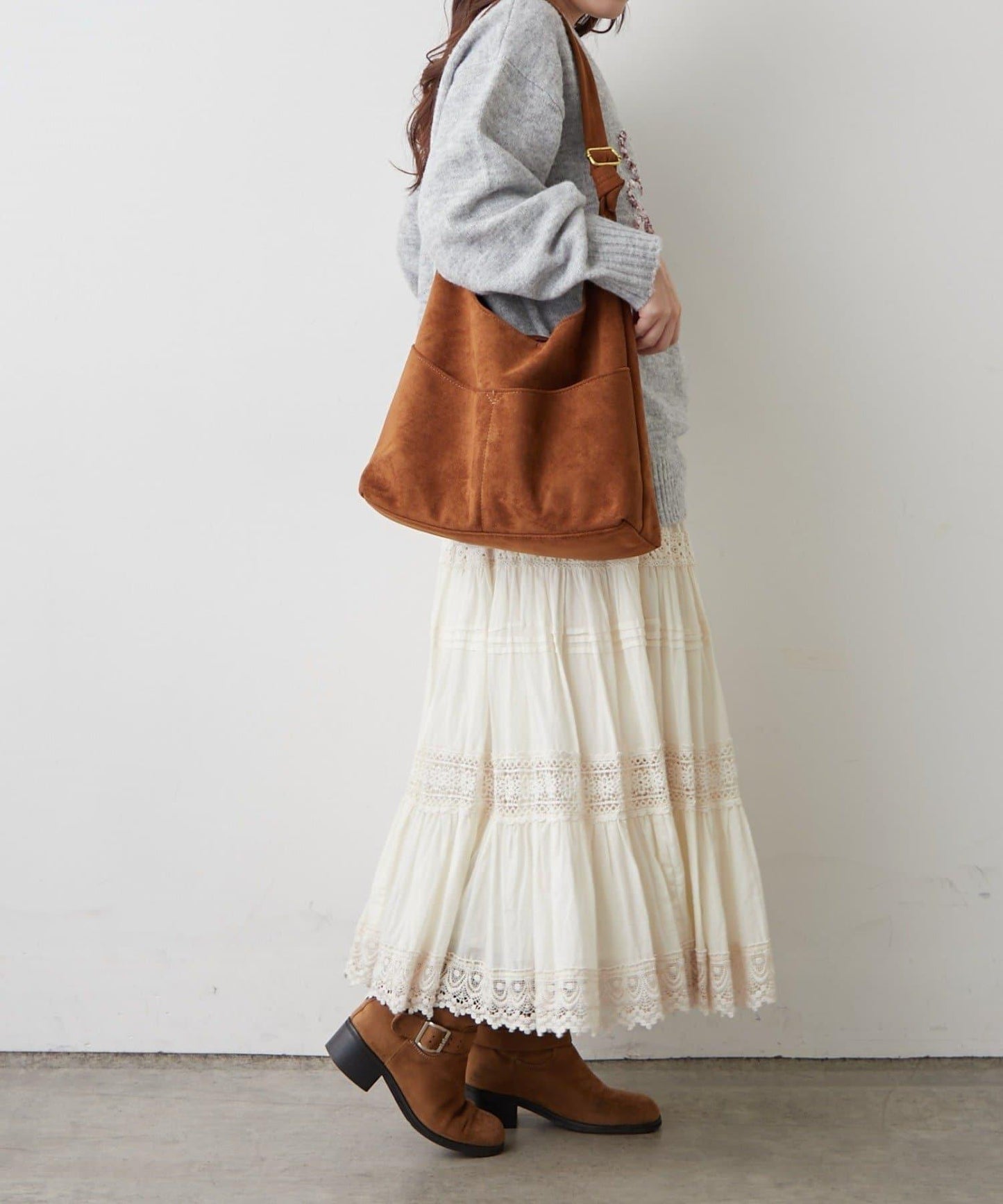 花卉提花針織毛衣