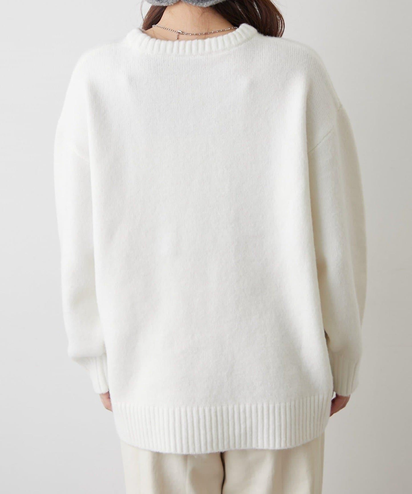 花卉提花針織毛衣