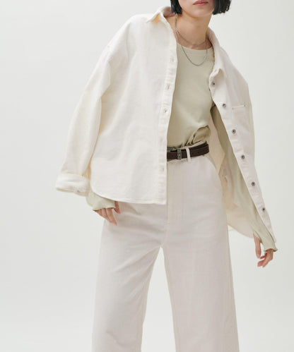 燈芯絨寬鬆襯衫