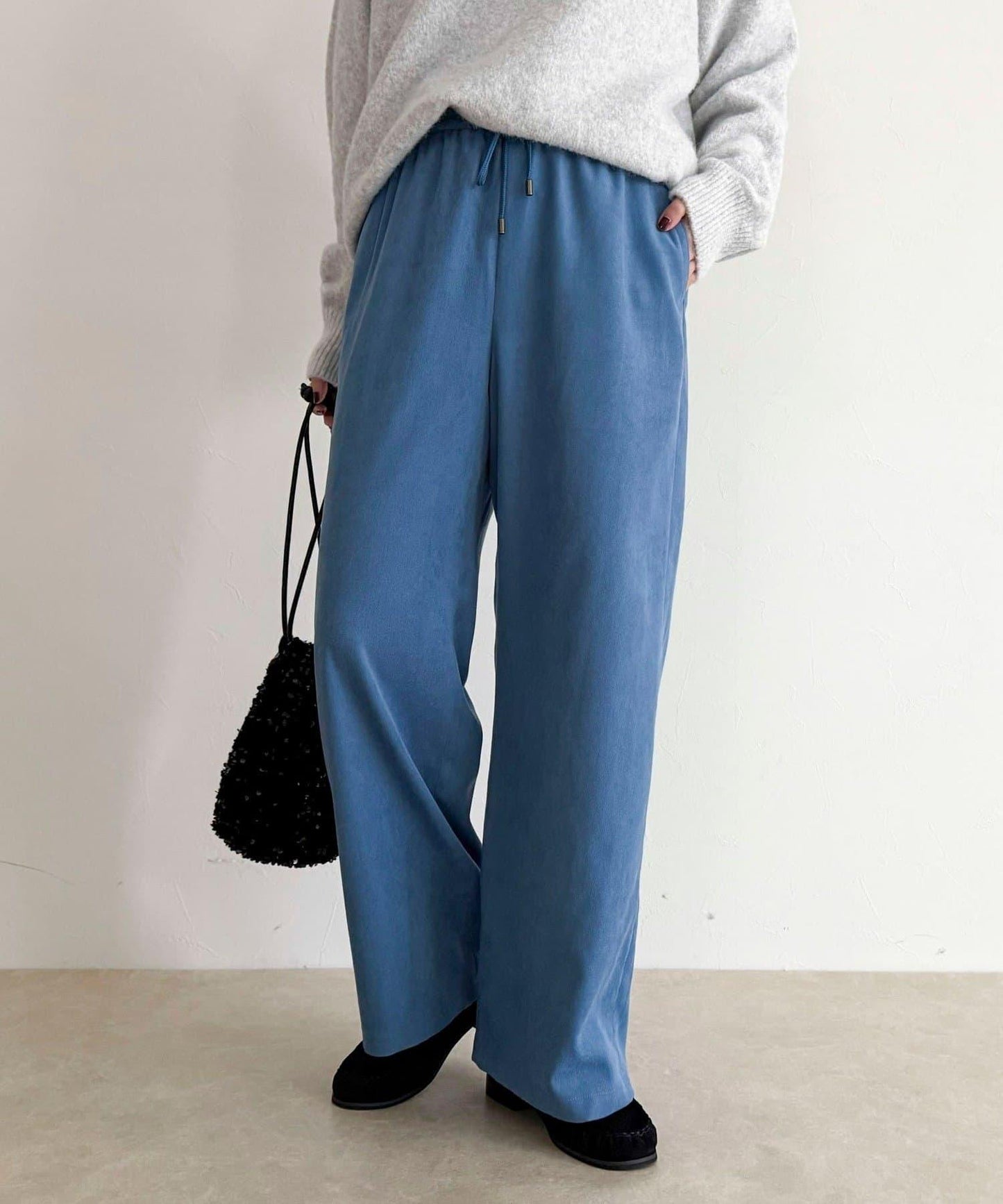 絲滑保暖半寬鬆休閒褲