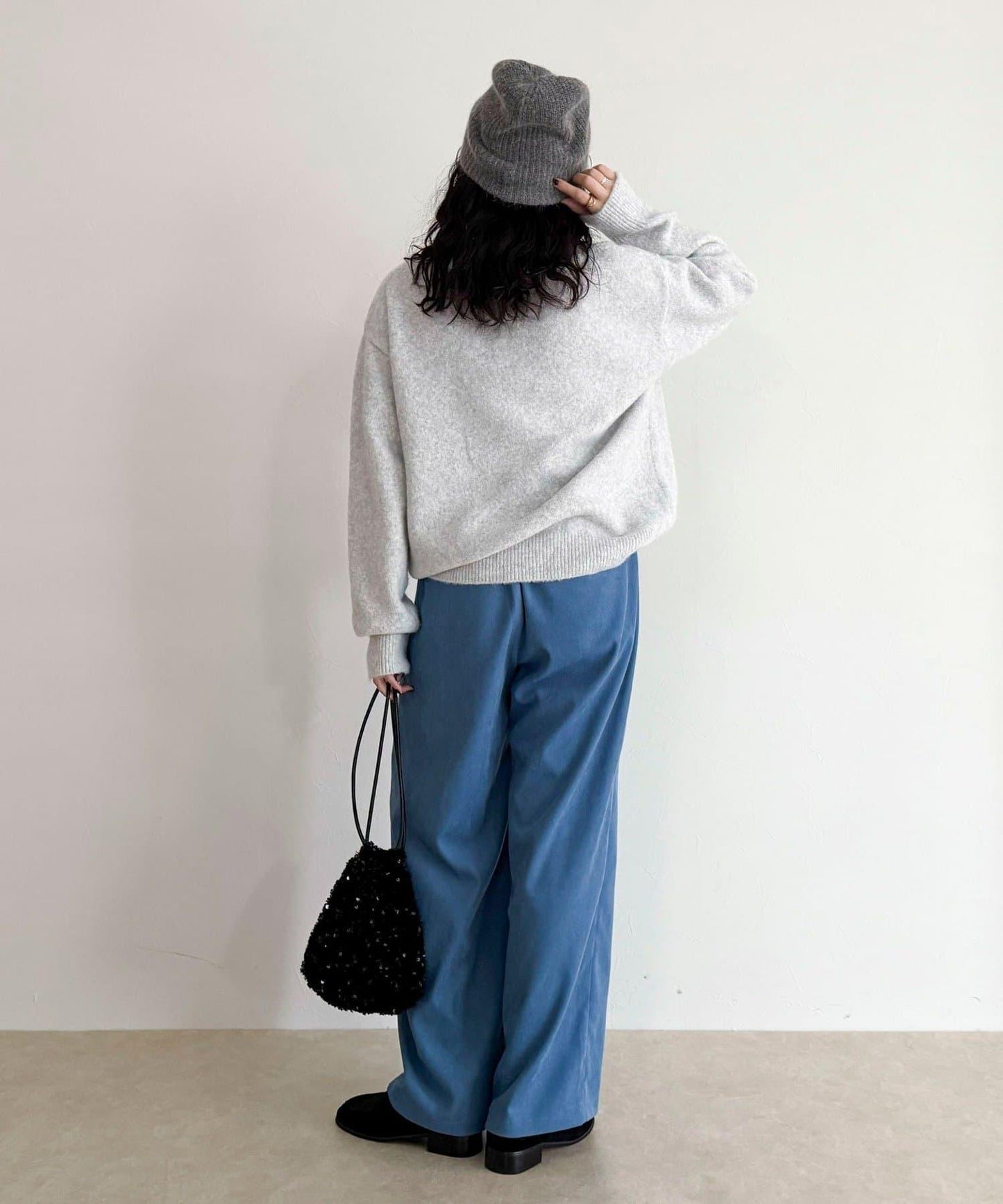 絲滑保暖半寬鬆休閒褲