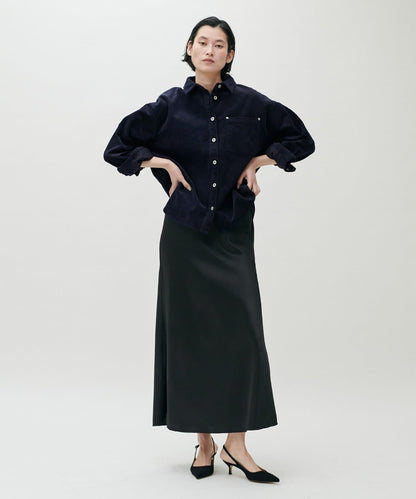 燈芯絨寬鬆襯衫