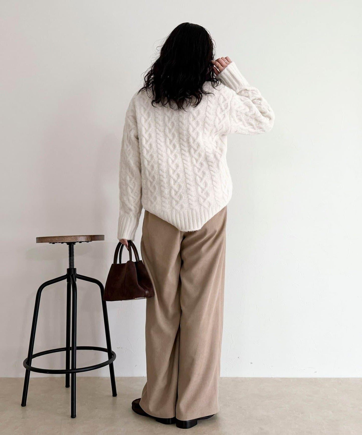 絲滑保暖半寬鬆休閒褲