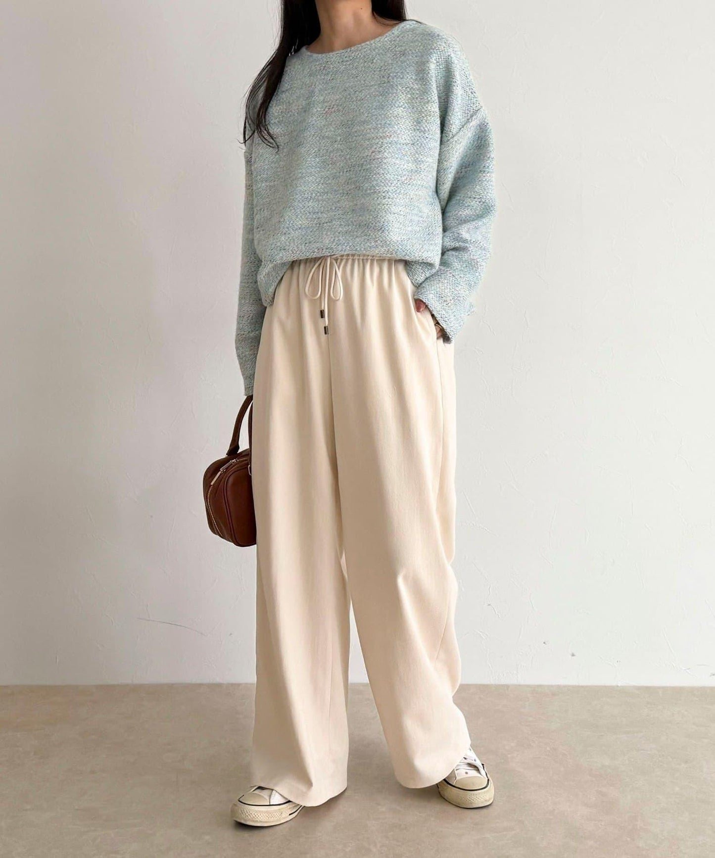 絲滑保暖半寬鬆休閒褲