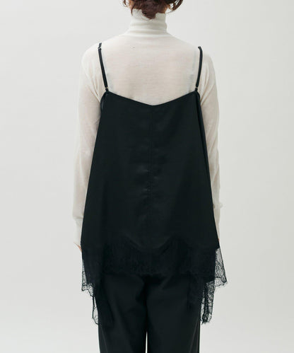 前後兩穿下襬蕾絲吊帶襯衫