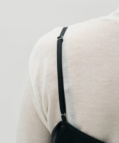 前後兩穿下襬蕾絲吊帶襯衫