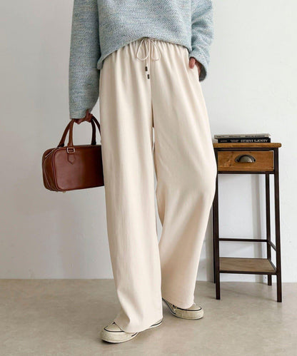 絲滑保暖半寬鬆休閒褲