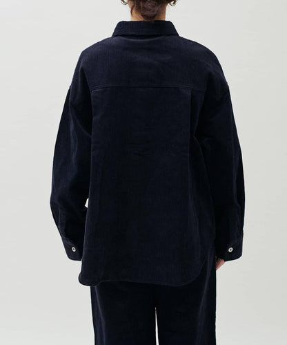 燈芯絨寬鬆襯衫