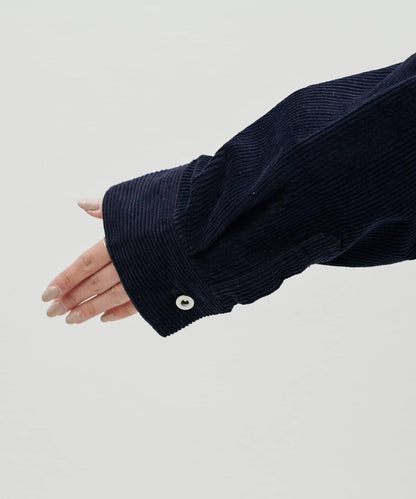 燈芯絨寬鬆襯衫