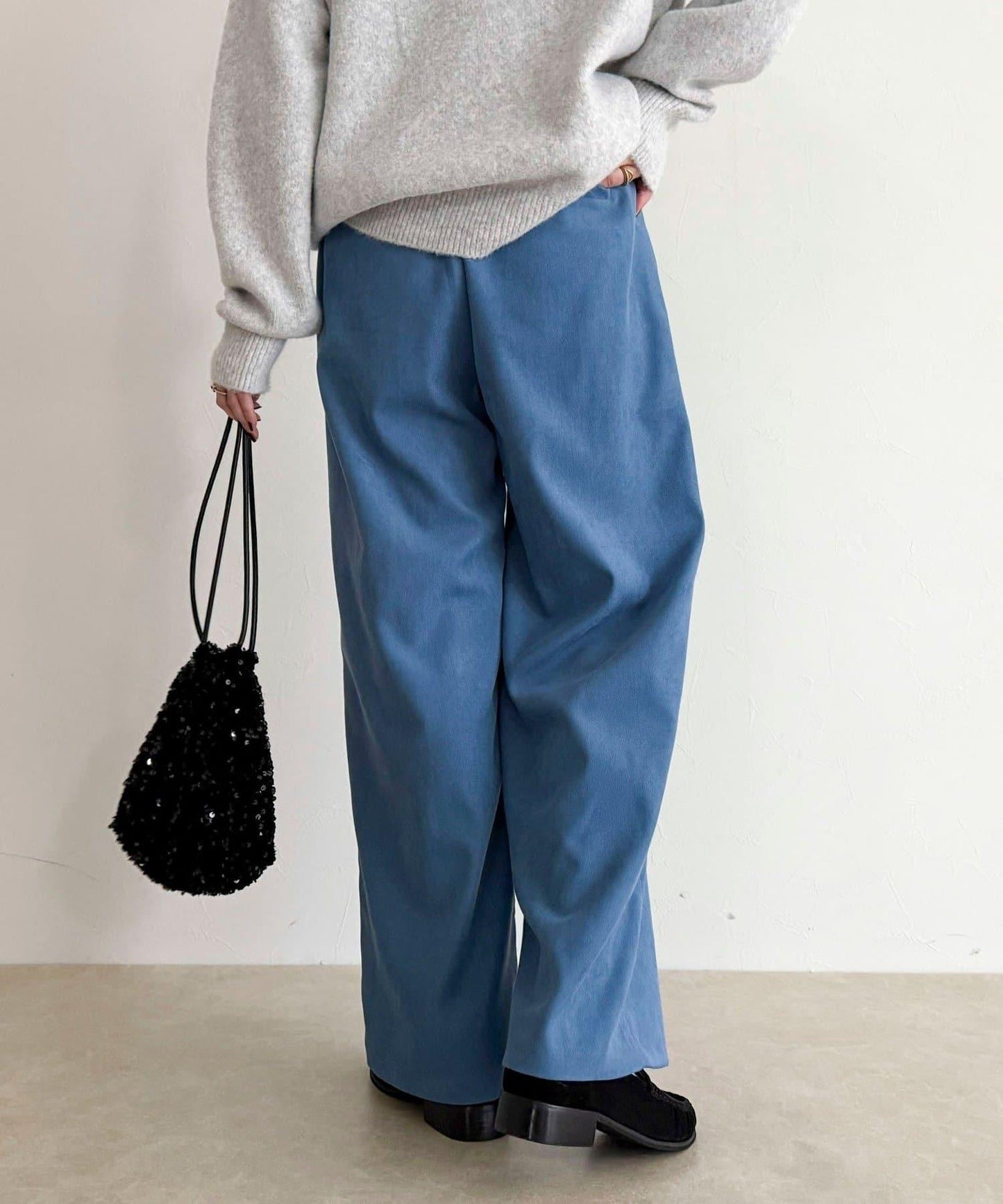 絲滑保暖半寬鬆休閒褲