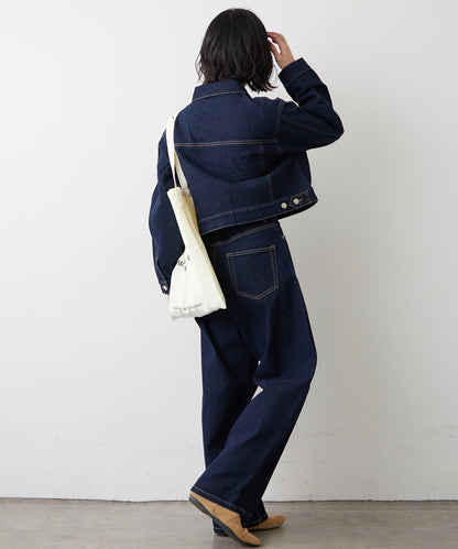 【2026春夏】弧形線條牛仔褲