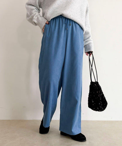 絲滑保暖半寬鬆休閒褲