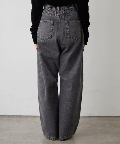 【2026春夏】弧形線條牛仔褲