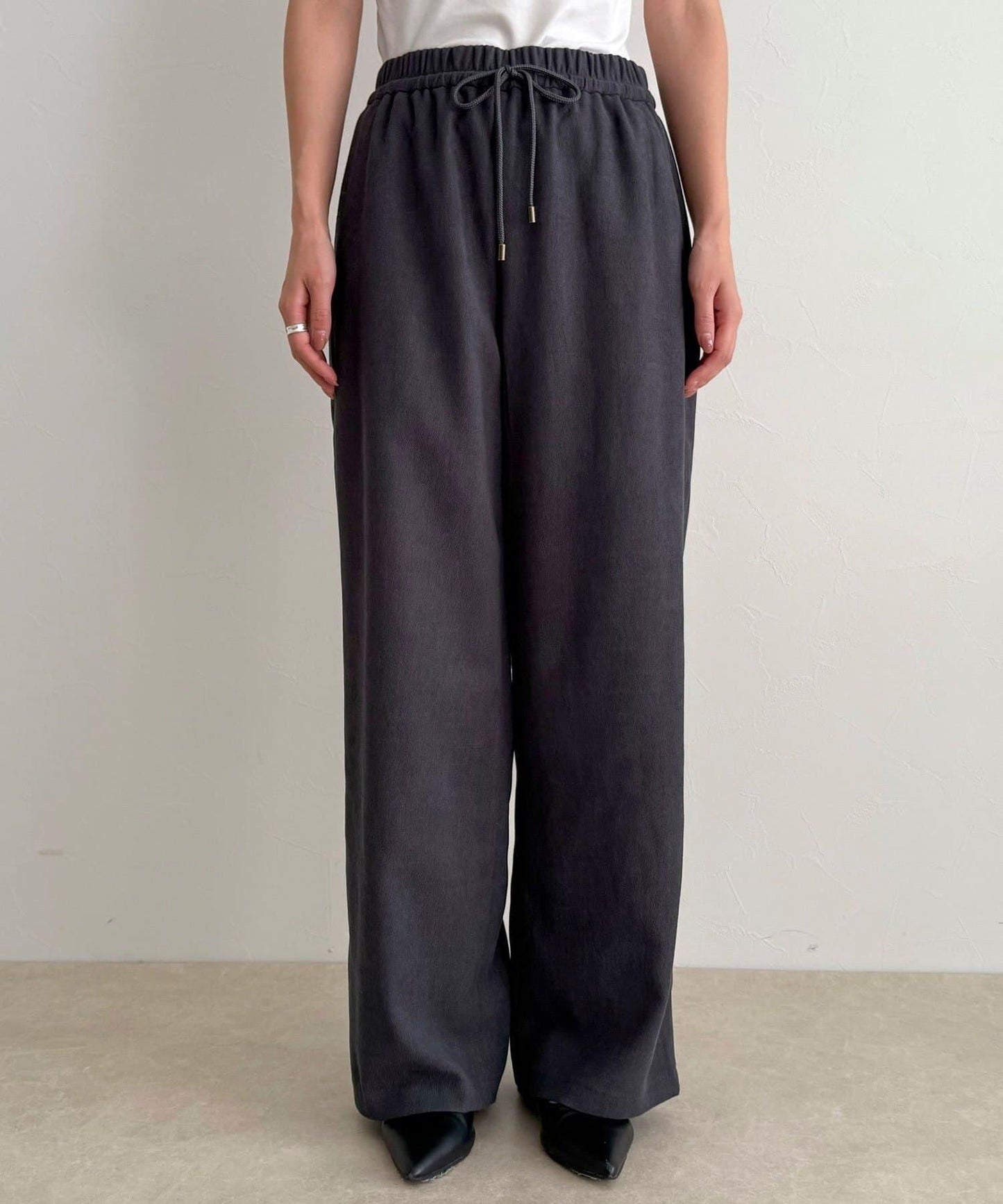 絲滑保暖半寬鬆休閒褲