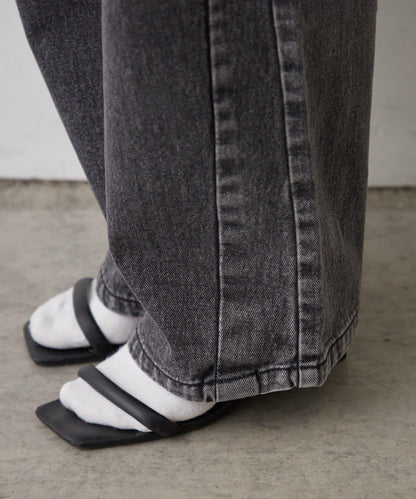 【2026春夏】弧形線條牛仔褲