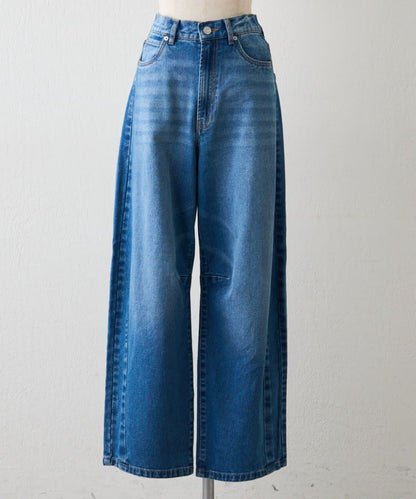 【2026春夏】弧形線條牛仔褲