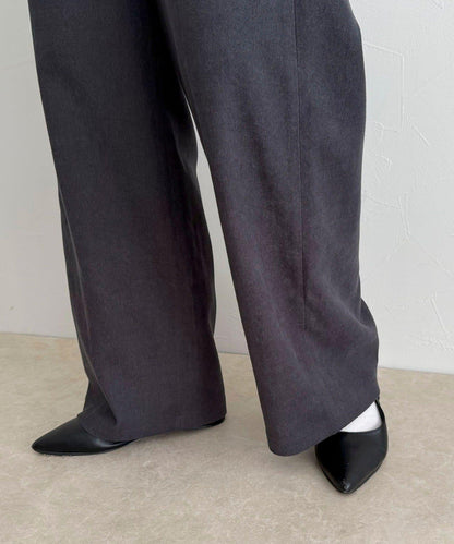 絲滑保暖半寬鬆休閒褲