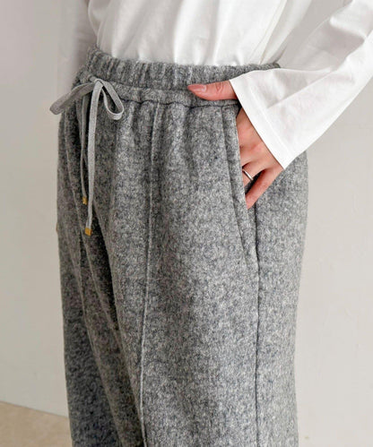 粗花呢羊毛休閒褲