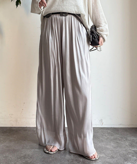 褶皺寬鬆長褲