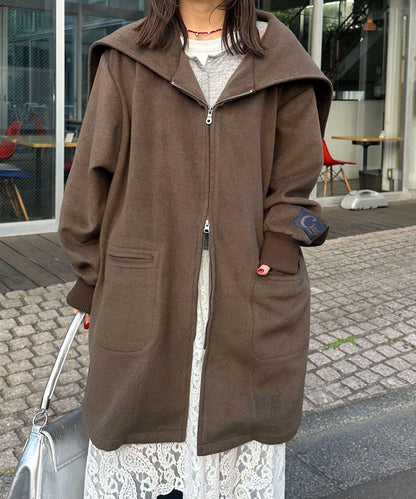 羊毛混紡軍裝大衣