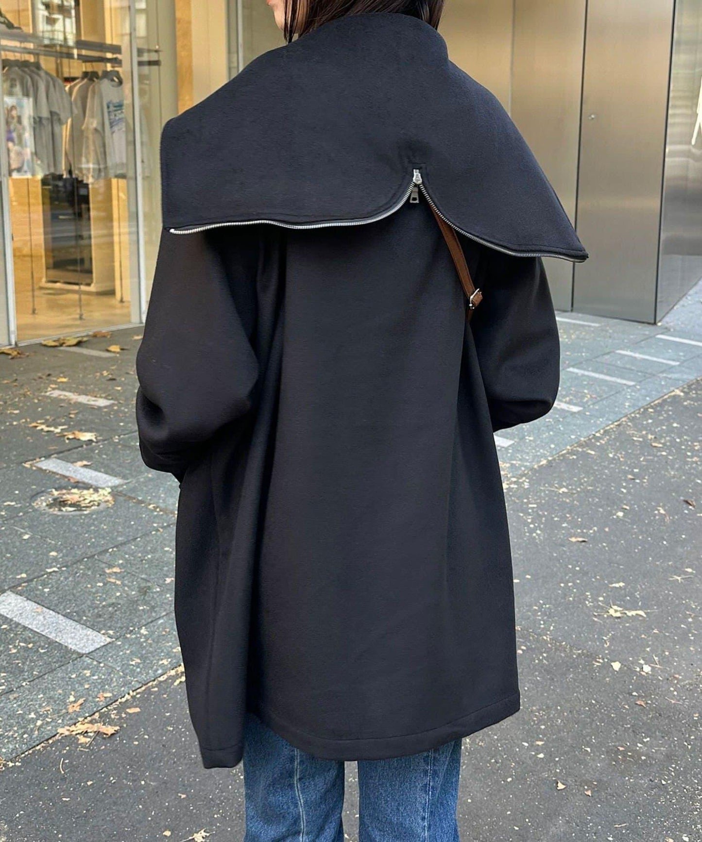 羊毛混紡軍裝大衣