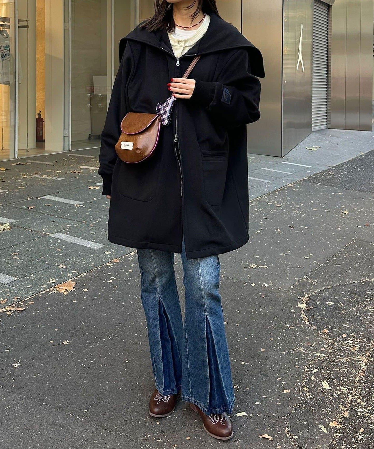 羊毛混紡軍裝大衣