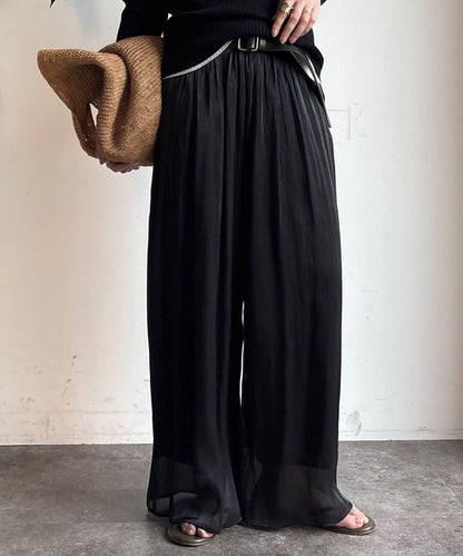 褶皺寬鬆長褲