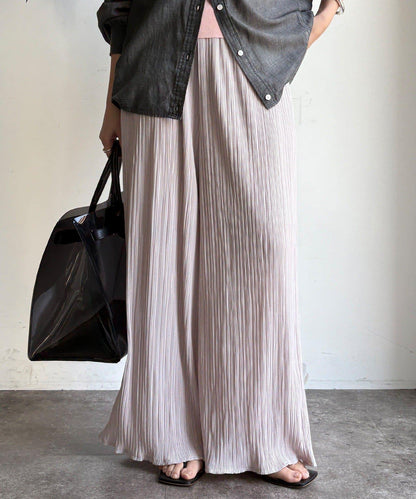 隨機羅紋寬鬆褲