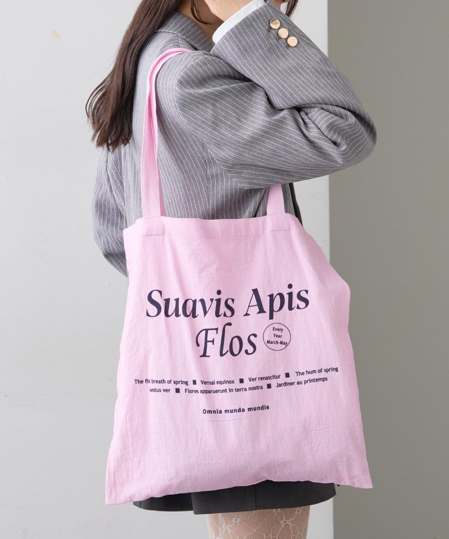 印花標誌托特包