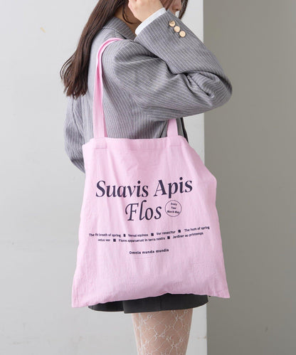 印花標誌托特包