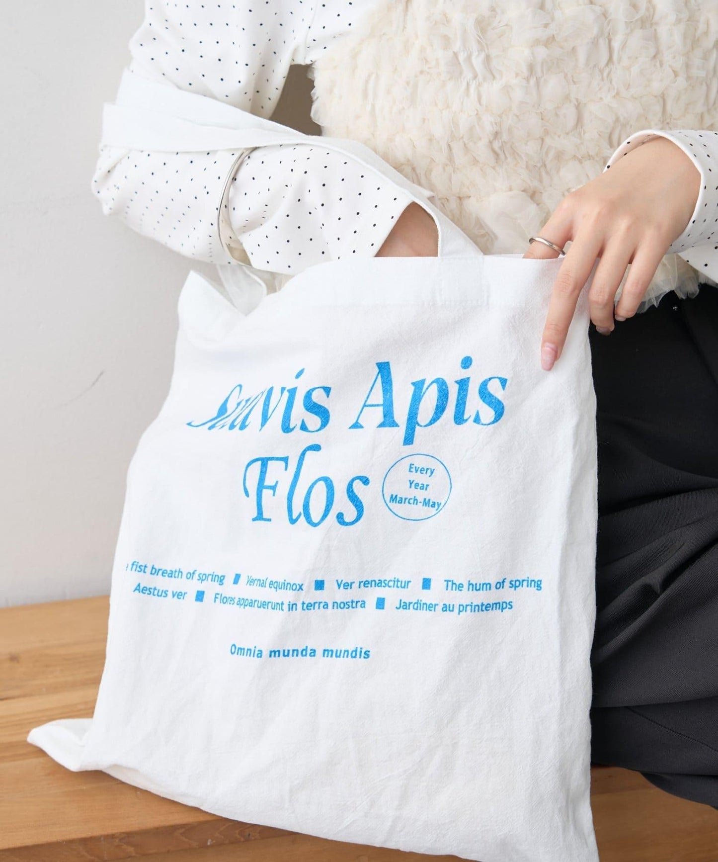 印花標誌托特包