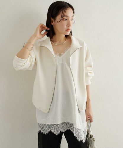 蕾絲吊帶長款上衣