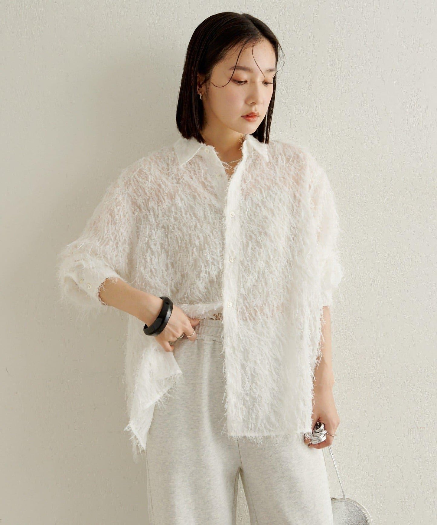 流蘇襯衫