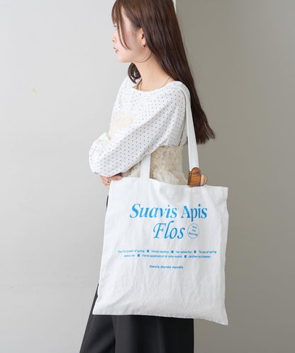 印花標誌托特包