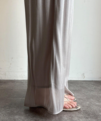 褶皺寬鬆長褲