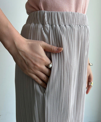 隨機羅紋寬鬆褲