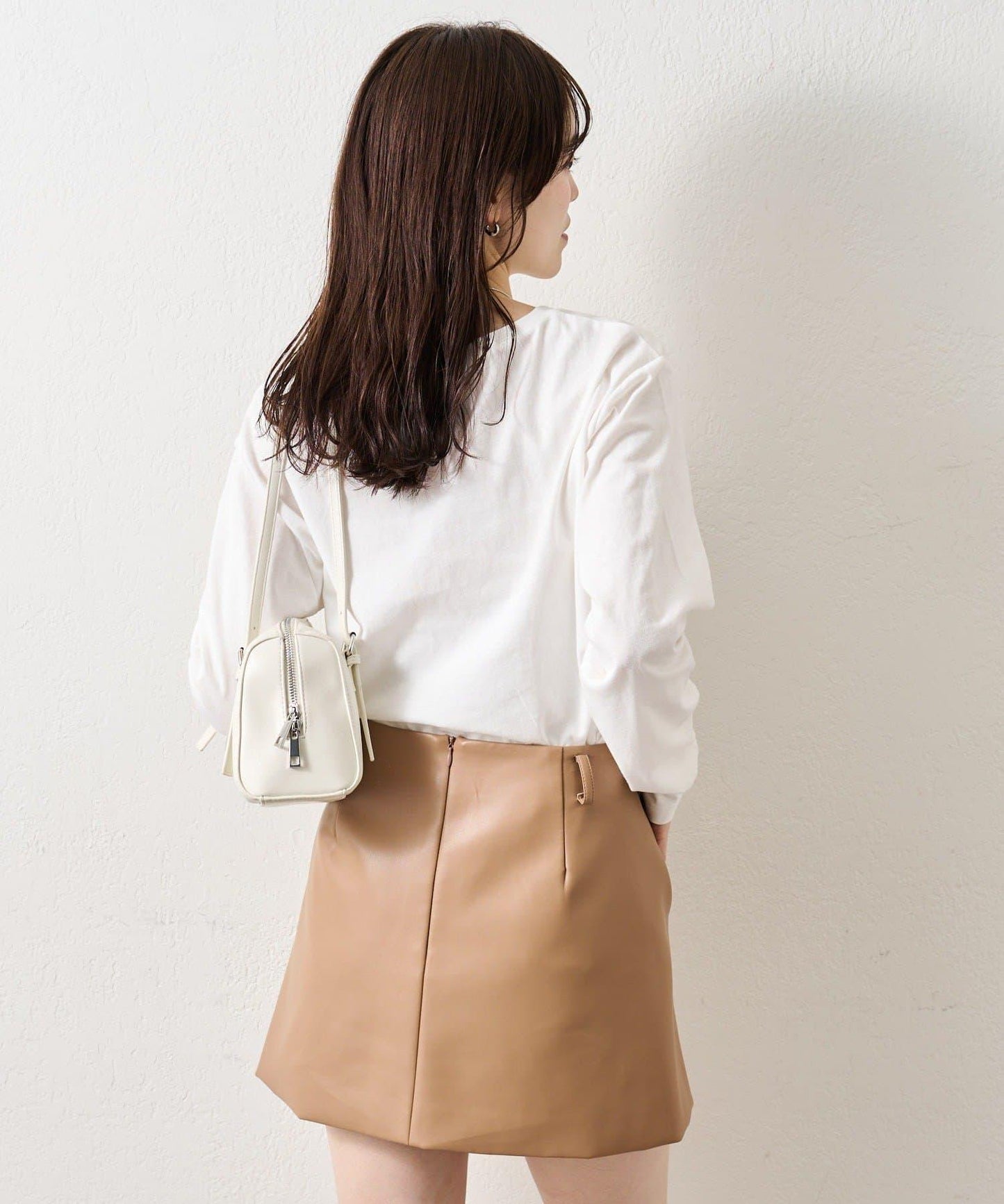 拼色印花長袖T恤