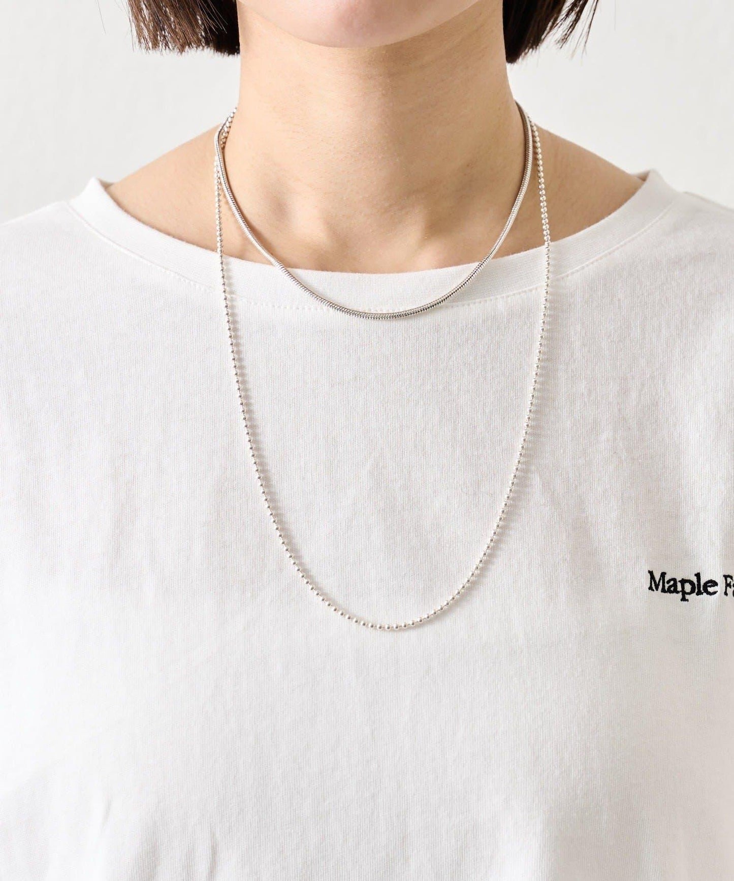 拼色印花長袖T恤