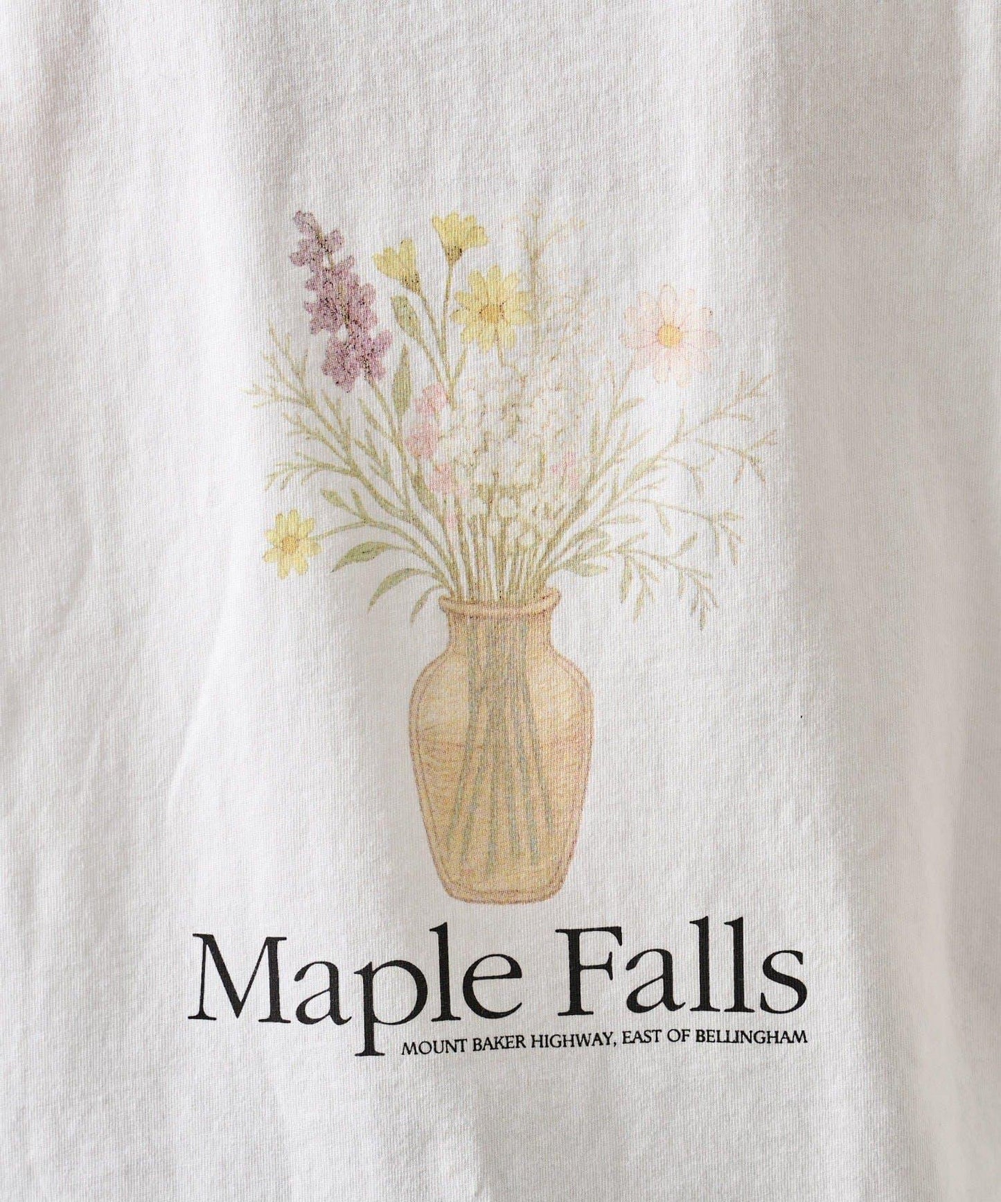 拼色印花長袖T恤