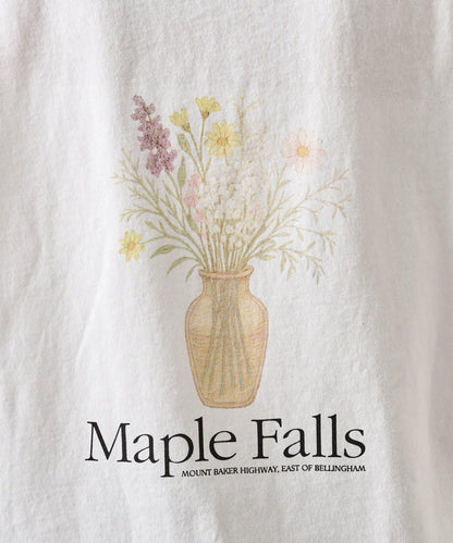 拼色印花長袖T恤